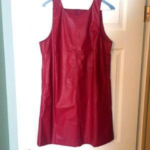 DRESS ~ Faux Leather